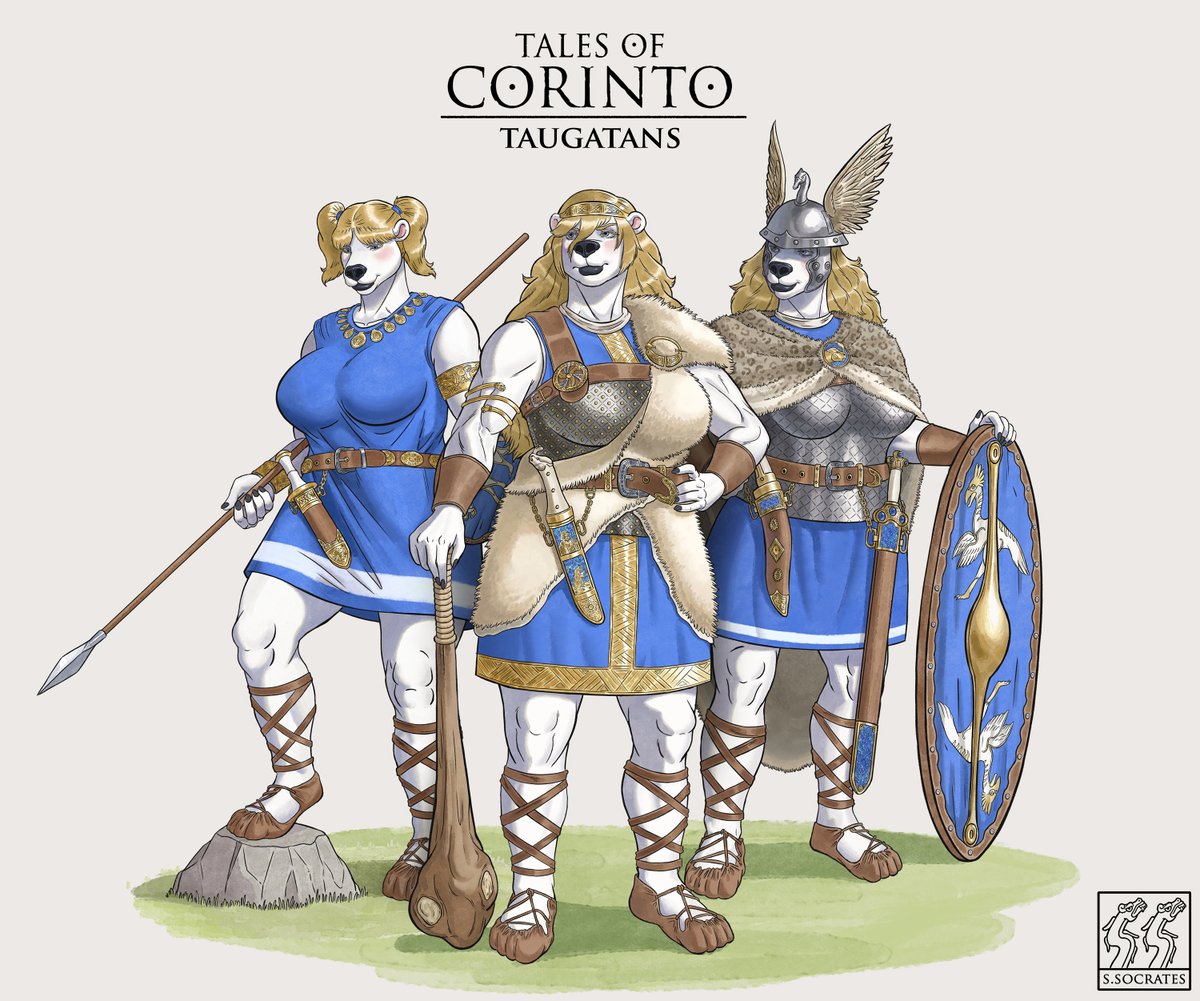 Taugatans the warriors of Anglerlant. 🐻‍❄️