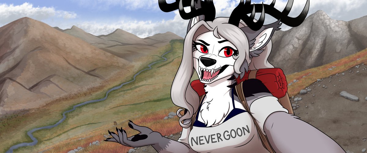 StarrtoonArt's tweet photo. finished c0mmission for @Jumstince
Alina vlogging about her Never Goon shenanigans, looks like she's in a familiar location for some.
become a Never Goon today!
#digitalart #digitalartist #furry #aloona https://t.co/VjMGDkNPtX