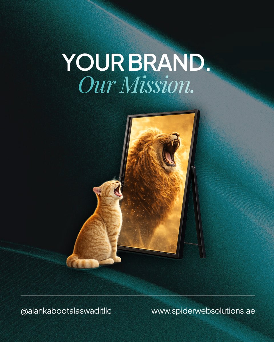 AlankabootLLC's tweet photo. Your brand has the potential.
Our mission is to unlock it. 🦁

What you see today isn’t where your brand stops.
With the right digital strategy, design, and execution, growth becomes inevitable. https://t.co/EaaJwru6yn