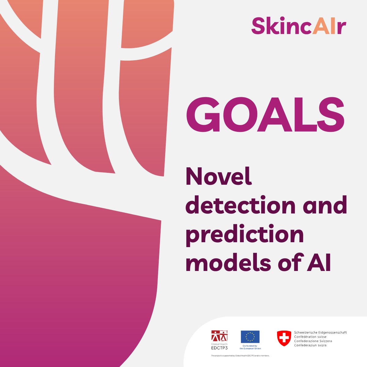 SkincAIr's tweet photo. 🎯SkincAIr Goals.

3⃣ Novel detection and prediction models of #AI.
We'll develop novel AI models to detect and predict the progression of #skinNTDs.
💡This will improve their applicability to a wide range of skin diseases, tones and conditions.

@EDCTP3 https://t.co/Rt5Fa852MH