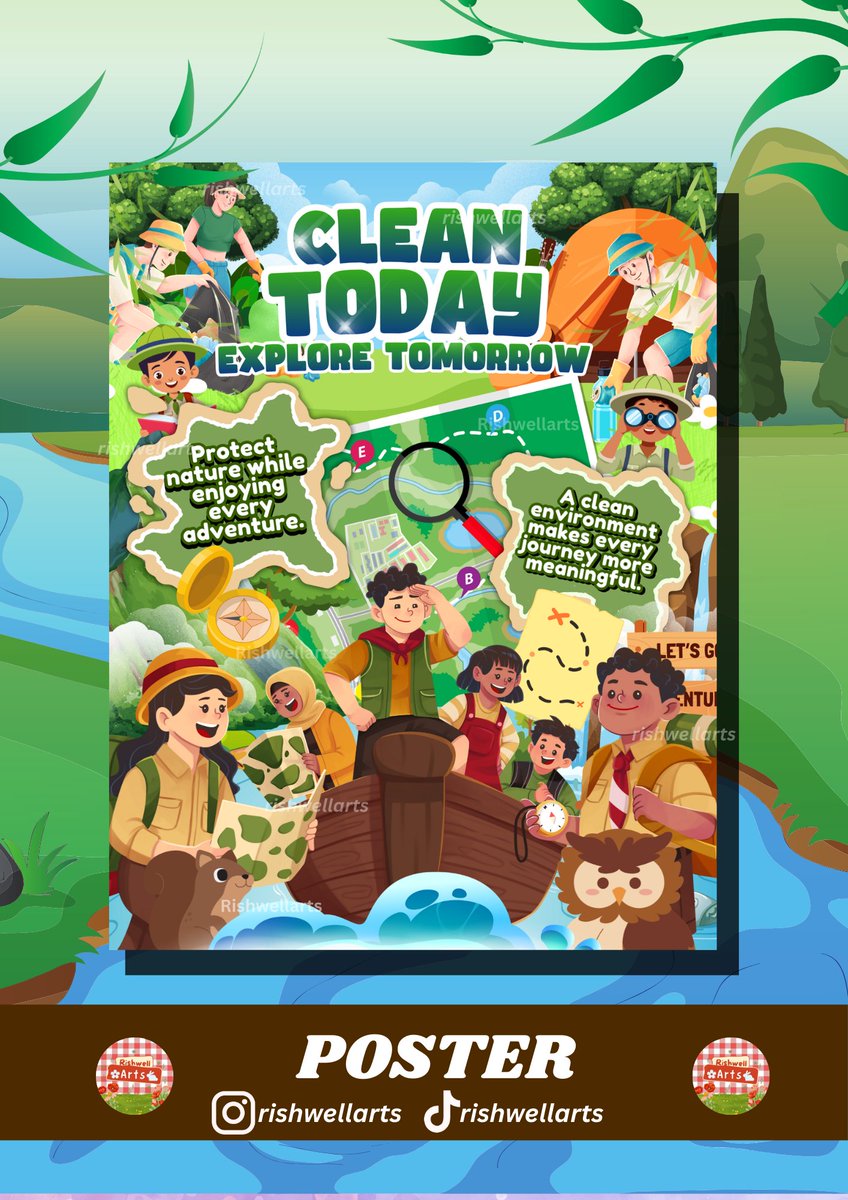 🐰TEMPLATE FOR SALE🐰

✅ Topic : CLEAN TODAY ,
 EXPLORE TOMORROW 🌎 
✅ 8.5 x 11
✅ Canva Pro Elements

If you’d like to purchase this template or get a commission, feel free to message me on IG.

vt.tiktok.com/ZSas75uSE/

Tags: LF Commissioner, Poster , Canva , Infographic