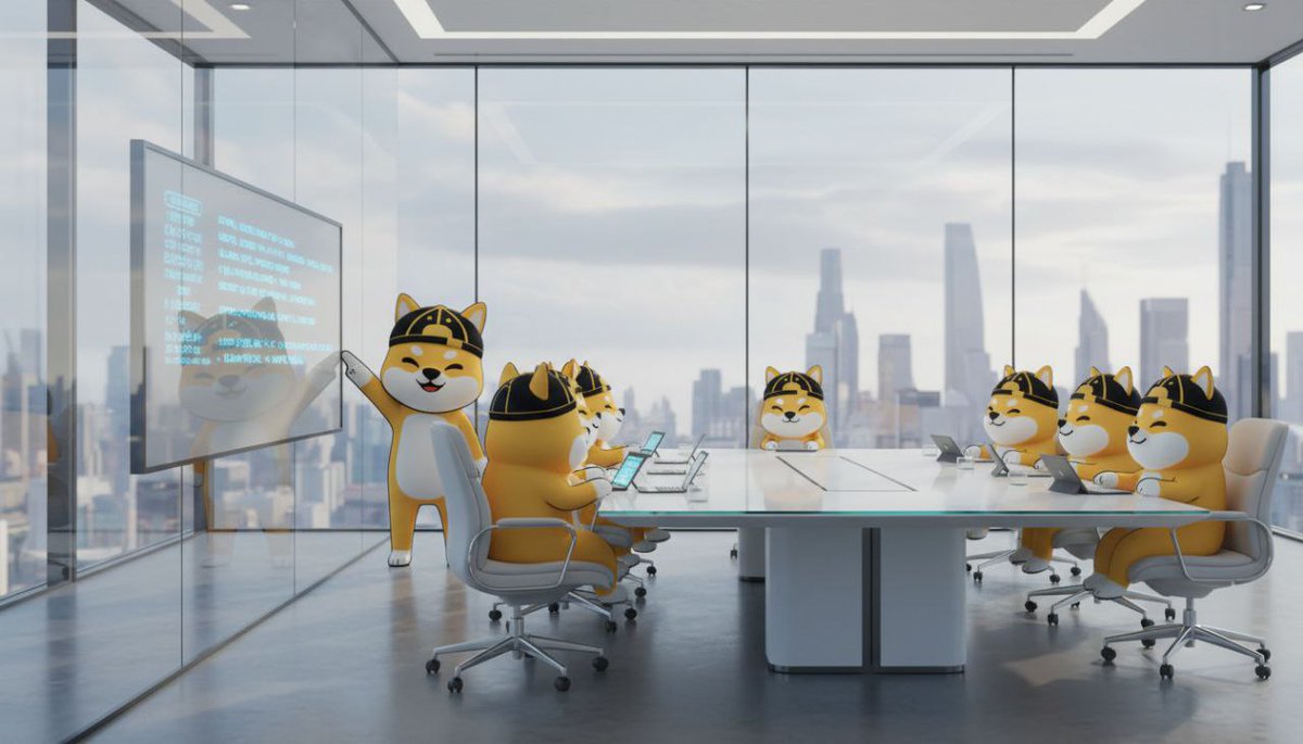 GM SHIBNB FAM ☀️🐕

The team’s in the boardroom.
Laptops open.
Ideas flowing.
While the world scrolls… we build. 💻🚀
Big vision.
Strong community.

SHIBNB moving different.🚀