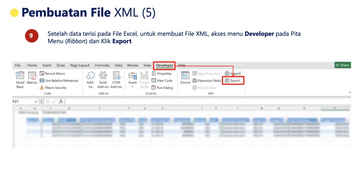 mamitchiii's tweet photo. dear tim @kring_pajak 

untuk pengguna macbook, cara pembuatan file XML ini gimana kah caranya? karena di macbook tidak muncul uncuk menu "export" di developer ini.
Tolong bantuannya karna kendala ini, belum bisa upload ke coretax. Terima kasih https://t.co/ULi6awt2Z0