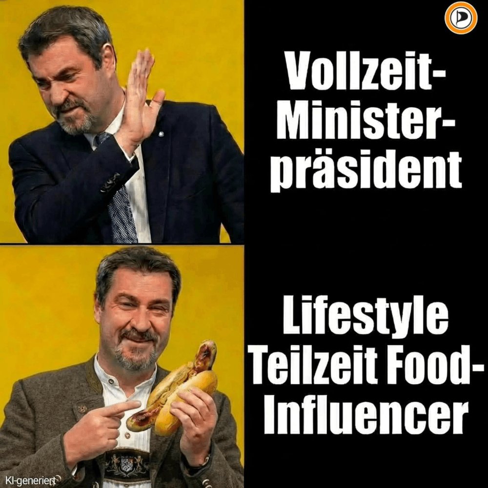 PiratenBayern's tweet photo. Wenn Politik keine Antworten mehr hat, fordert sie Mehrarbeit.

Das ist kein Mut.
Das ist Kapitulation vor schlechter Wirtschafts- und Standortpolitik.

Menschen sind keine Stellschrauben fürs BIP.

#PiratenparteiBayern #MehrZeitStattMehrArbeit https://t.co/XAYZzjxD4K