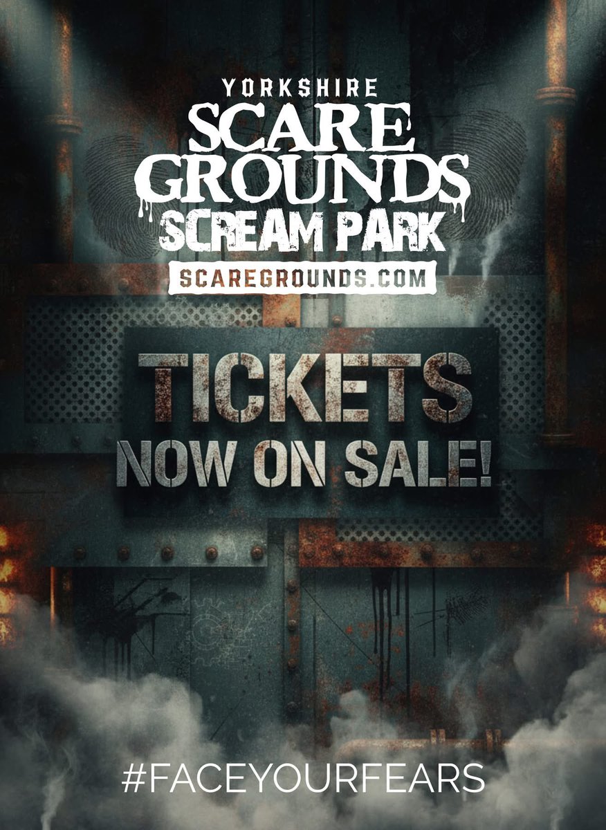 FearMasters's tweet photo. Tickets are LIVE! 🎟️ 
Thanks to everyone who grabbed early tickets — you’re in! 
Ready to Face Your Fears? Get yours now — link in comments. 🤡 https://t.co/hpz05cq4oD