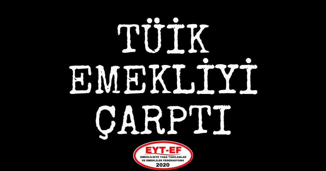 EMEKLİ 
👇
#TüikEmekliyiçarptı

TÜİK in ayarlı #Enflasyon oranları
Emeklinin sofrasından eksilen her lokmanın adıdır.
Bu düzen;
Rakamlarla makyajlanan
Gerçekleri bastıran
Ve #Emekli yi
Sessizce çarpan bir düzendir!

#5000KısmiyeBorcunuzuödeyin
<a href="/RTErdogan/">Recep Tayyip Erdoğan</a>
<a href="/isikhanvedat/">Prof. Dr. Vedat Işıkhan</a>
<a href="/tuikbilgi/">tuik.gov.tr</a>