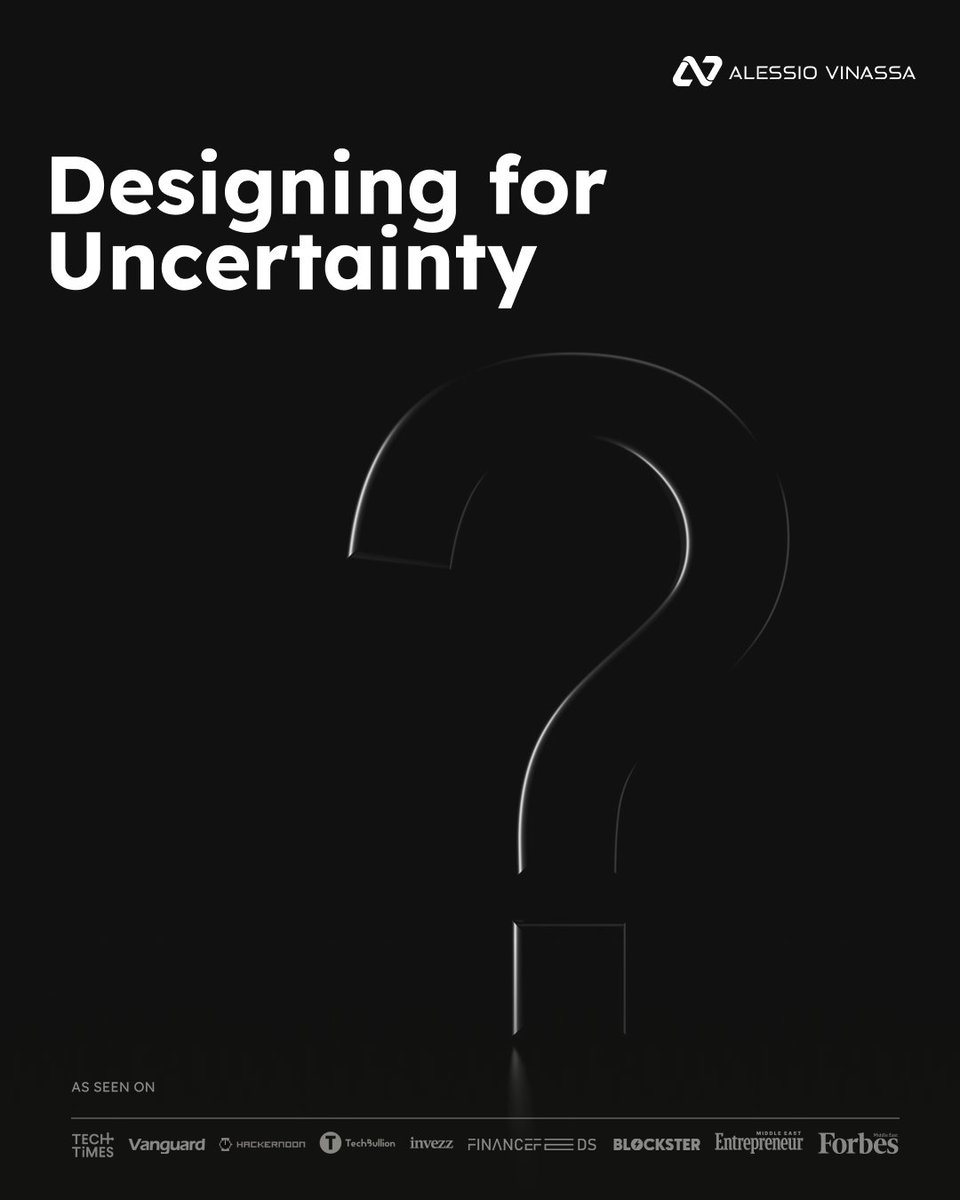 vinassa_alessio's tweet image. I assume uncertainty as a starting point — not an exception.That changes how everything is built. 🌐

#FutureReady #AdaptiveSystems