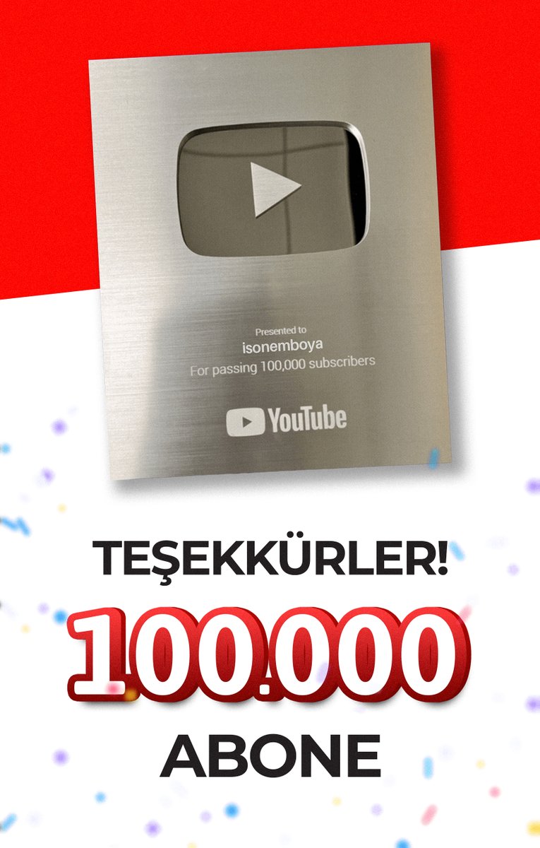 100.000 aboneyi geçtik 🎉
Boya ve yalıtım çözümleri için YouTube kanalımızı takip edebilirsiniz. 
youtube.com/@isonemboya