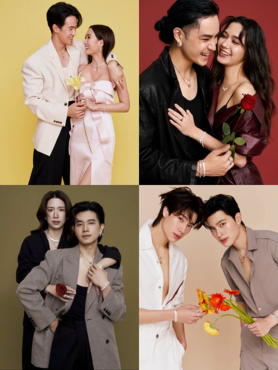 Farah_91Babyz's tweet image. APM chose all "real couple" for promoting this valentine set 🫣