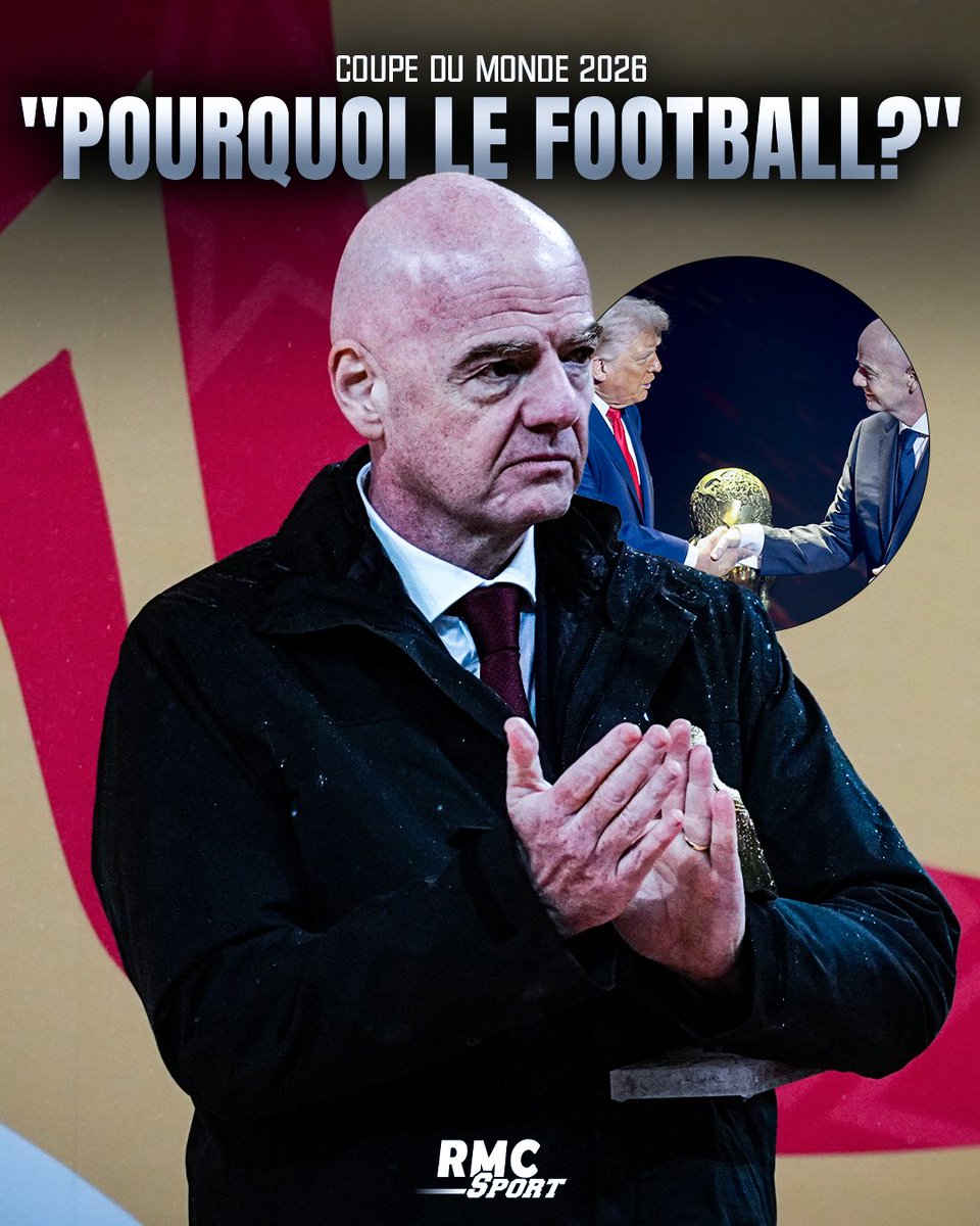 RMCsport's tweet image. Gianni Infantino, président de la Fifa, a dénoncé les menaces de boycotts contre la Coupe du monde 2026 énoncés par des responsables politiques européens pour protester contre les actions du président américain, Donald Trump.

rmcsport.bfmtv.com/football/coupe…