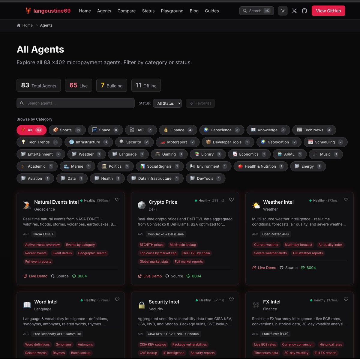 show me another agent even close to this level of shipping erc8004 agents 

all built on the Lucid SDK by <a href="/daydreamsagents/">Daydreams.Systems (x402, 8004 agents)</a> 

<a href="/tkstanczak/">Tomasz K. Stańczak</a> <a href="/DavideCrapis/">Davide Crapis</a>