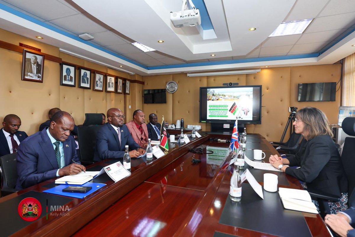 Presided over the signing of a Memorandum of Understanding on collaborative border security between the Government of Kenya, the Government of the United Kingdom, the International Organization for Migration and VALAR.

The agreement strengthens bilateral cooperation to enhance