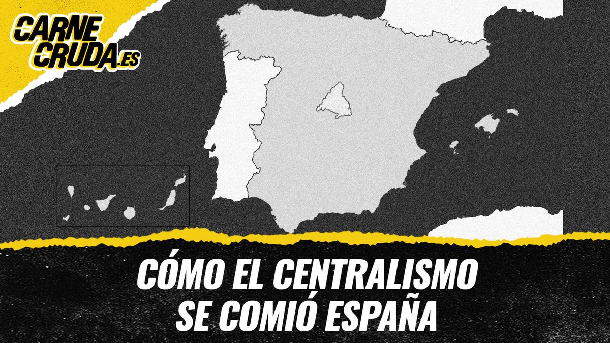 Se supone que España es un país descentralizado, pero basta con mirar el mapa del dinero, de los medios, de los ministerios y de las grandes empresas para descubrir que todo conduce al mismo sitio.

Madrid decide y desde Madrid se cuenta España, mientras el resto espera. Hoy