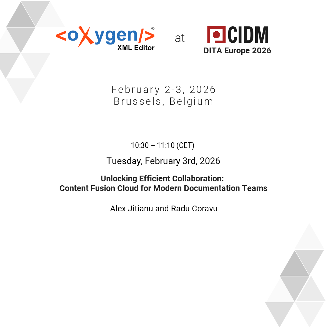 Oxygen XML Editor tweet media