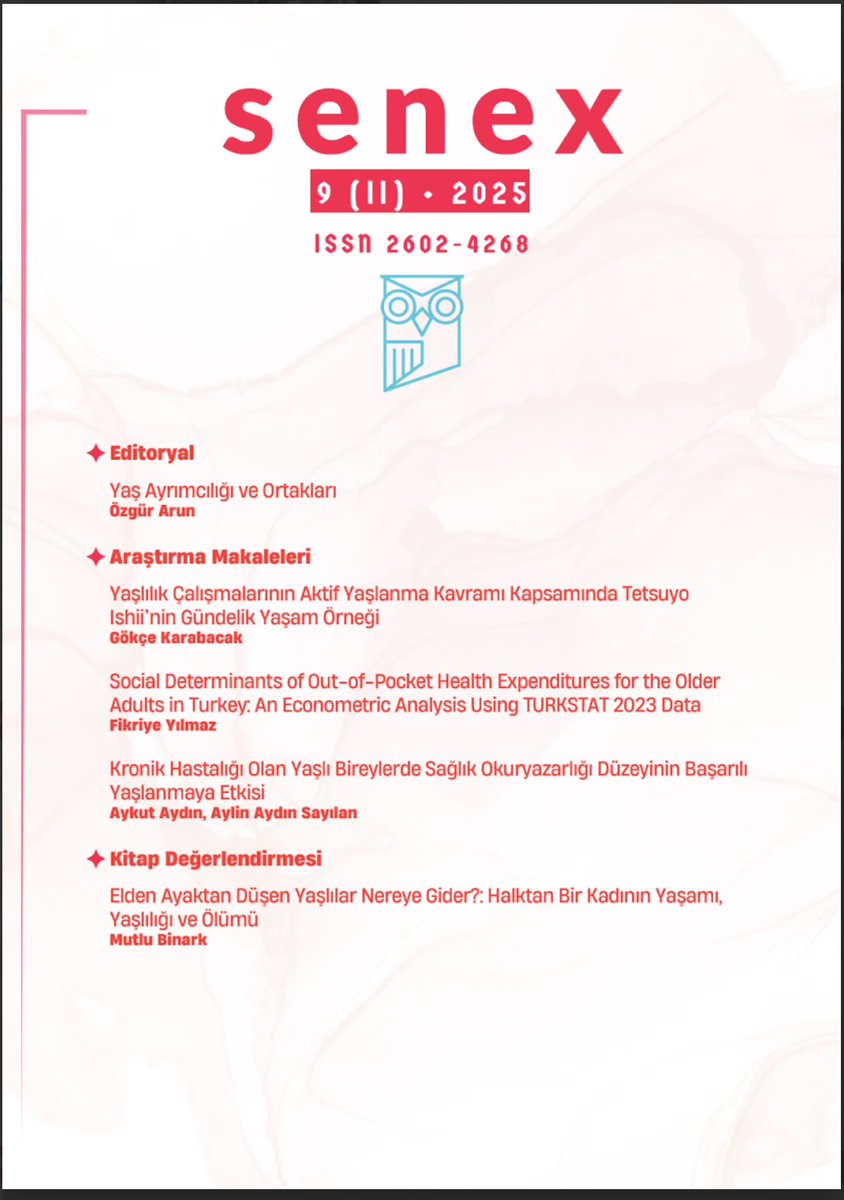 Senex: Journal of Aging Studies tweet media