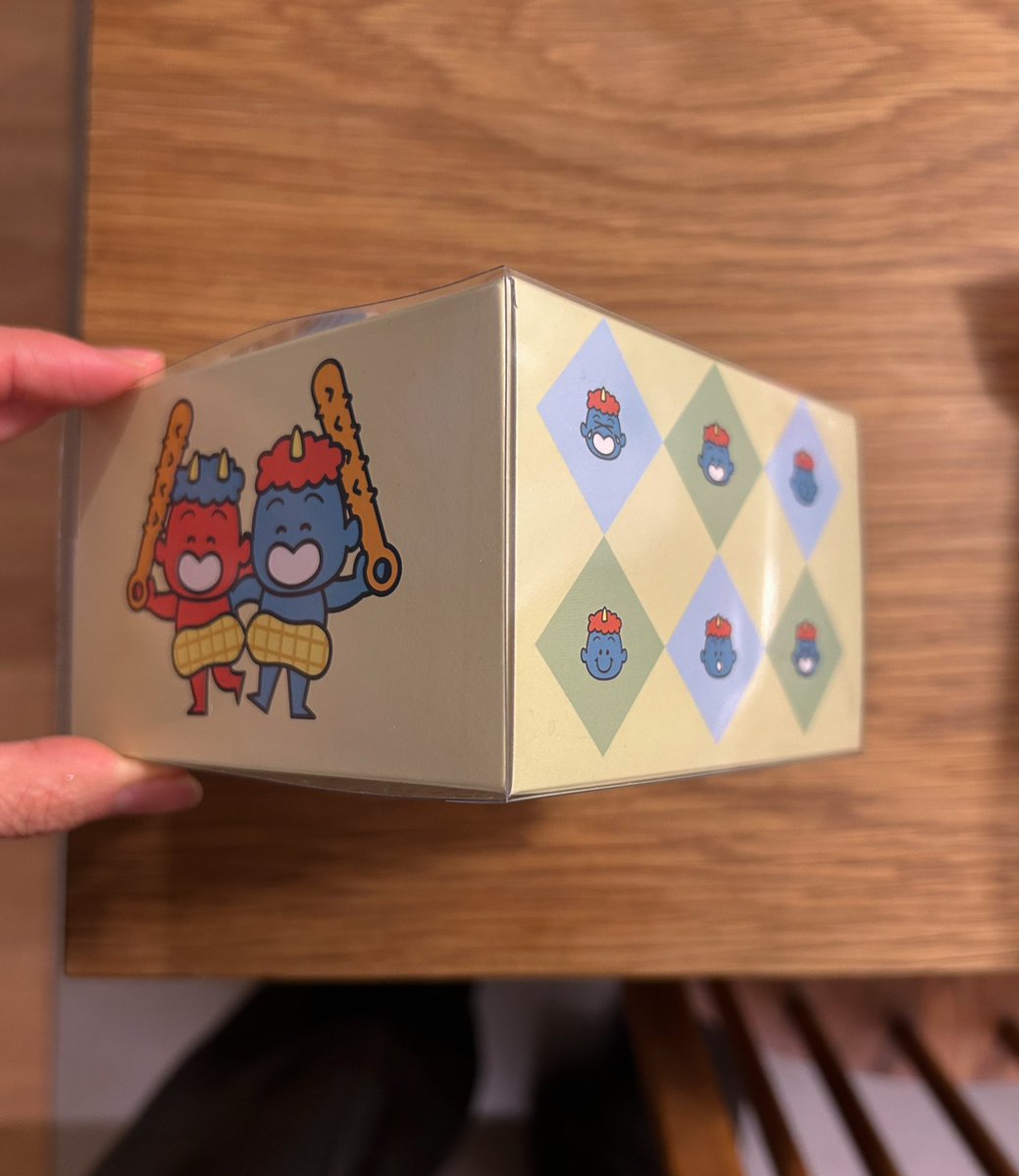 友達から貰った節分お菓子可愛すぎる