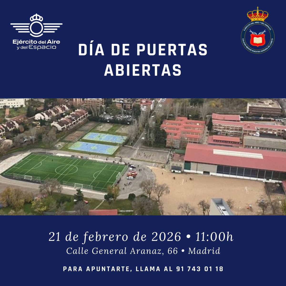 ¿Buscas colegio para tus hijos? Ven a conocernos el sábado 21 de febrero a las 11h