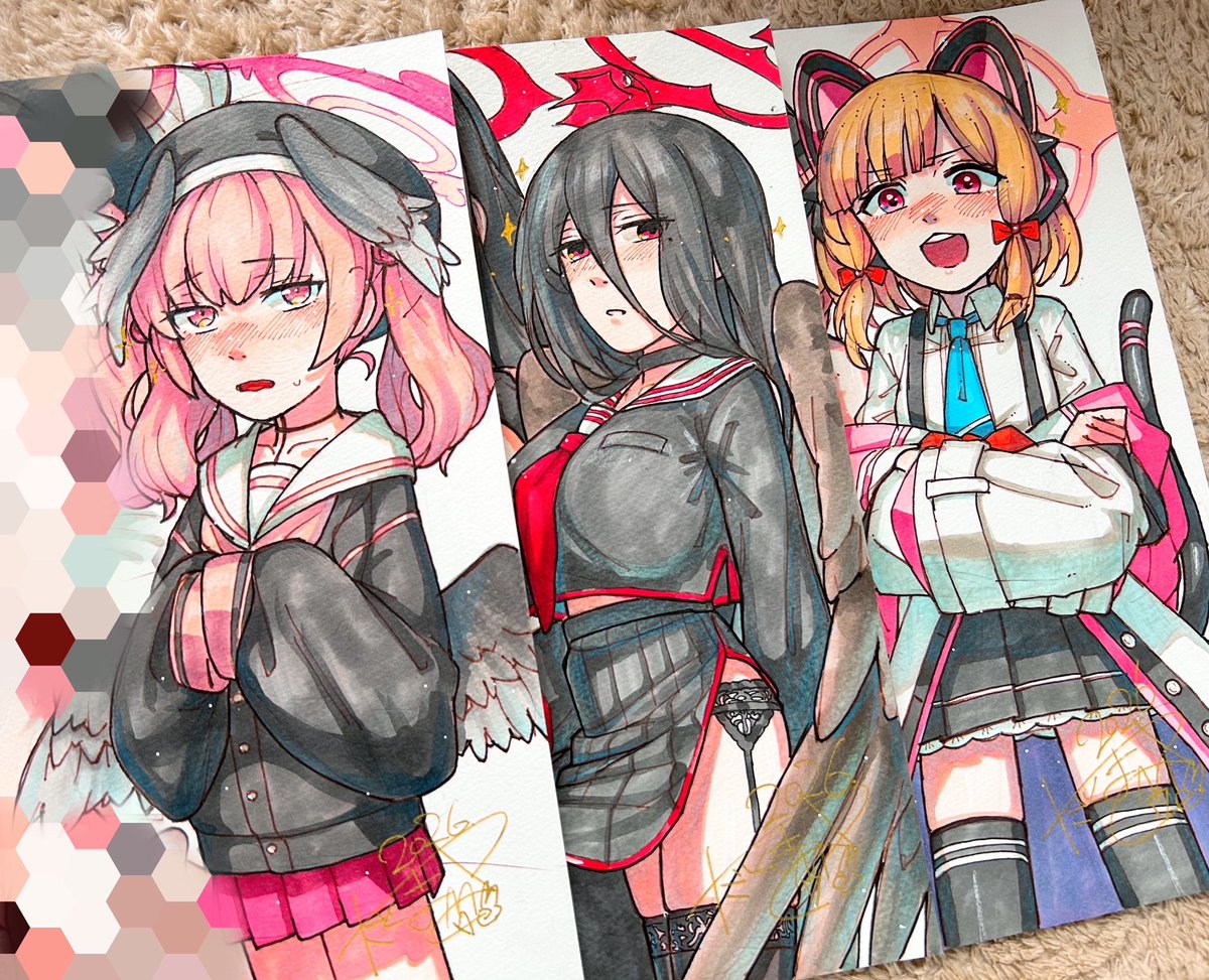 【告知】
2月7日(土)22:00に
ブルアカの子達の絵も出品します～
𝒔𝒖𝒌𝒆𝒃𝒆に描けたと思いますので是非!! 