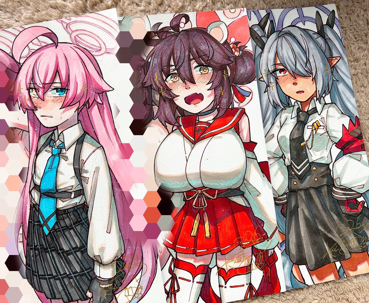 【告知】
2月7日(土)22:00に
ブルアカの子達の絵も出品します～
𝒔𝒖𝒌𝒆𝒃𝒆に描けたと思いますので是非!! 