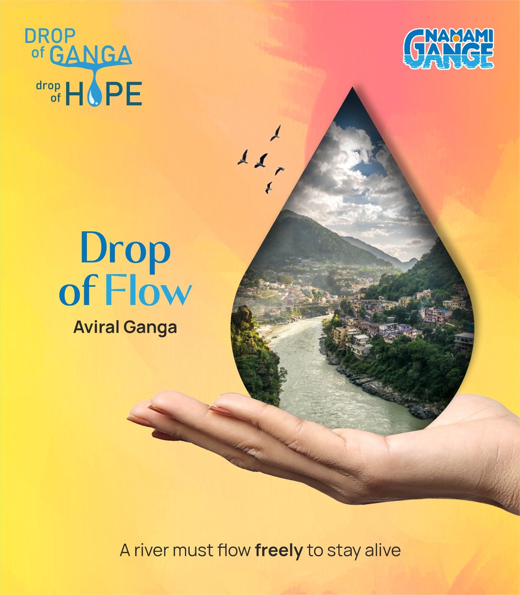 cleanganganmcg's tweet photo. Environmental flow norms, regulated water use, and scientific planning under Namami Gange ensure Aviral Dhara. A flowing Ganga carries life, nutrients, and balance from source to sea.

 #AviralDhara
#NamamiGange
#EnvironmentalFlow
#RiverEcosystem
#FlowingGanga https://t.co/IWeHC23Y9A