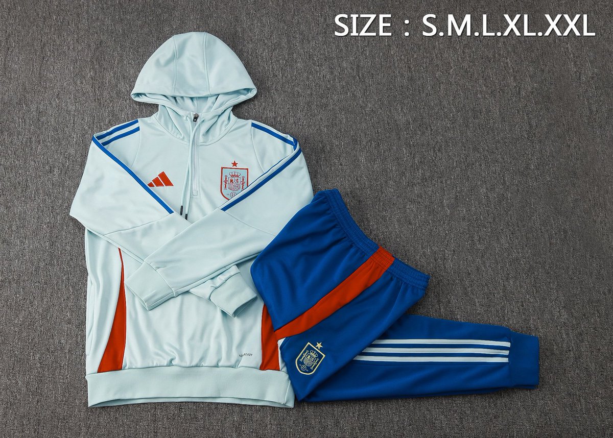 ⚽🇪🇦 Chándals Selección Española

💵Precio: 44€
🚚Envío gratis entre 15-20 días

Calidad garantizada!🔝
ℹ️Para más información, guía de tallas o pedidos 👇🏽
WhatsApp 📲 641 39 43 39

También estamos en
Instagram➡️ ts.camisetas

Consultamos sin compromiso 😉