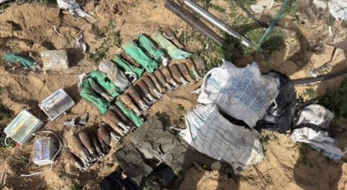 HenMazzig's tweet photo. BREAKING: 110 mortar shells concealed in UNRWA bags discovered in a Gaza weapons cache.

Israel has just uncovered a large weapons cache in southern Gaza, including several rockets and more than 100 mortar shells hidden inside UNRWA bags.

UNRWA staff participated in the October 7 massacre, kidnapped Yonatan Samerano’s body, held Emily Damari and Ditza Heiman hostage, helped Hamas leader Sinwar, and now its bags are found concealing weapons.

And the UN Secretary-General still asks why Israel is closing UNRWA’s offices in Jerusalem?

The real question is why the UN allowed UNRWA to operate at all.