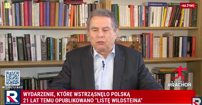 RepublikaTV's tweet photo. #Rachoń | Bronisław #Wildstein: lustracja już w tej chwili nie ma takiego znaczenia. Znaczenie miałaby głębiej rozumiana dekomunizacja, ale my w tej chwili mamy do czynienia z rekomunizacją. Jeżeli słyszę, że Włodzimierz Czarzasty jest Marszałkiem Sejmu, pełni istotną rolę i wytycza polską politykę, co więcej powtarzając mniej więcej to co w czasach kiedy był działaczem komunistycznym, no to tylko pusty śmiech ogarnia.
#tvrepublika #włączprawdę