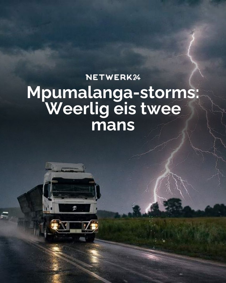 Beeld_Nuus's tweet photo. Twee mense is onlangs dood en een beseer toe weerlig hulle in twee afsonderlike voorvalle in Mpumalanga getref het. ||#Mpumalanga #netwerk24 #nuusinafrikaans #afrikaansenuus
https://t.co/0nHZ453ar7 https://t.co/TS7klQIgQk