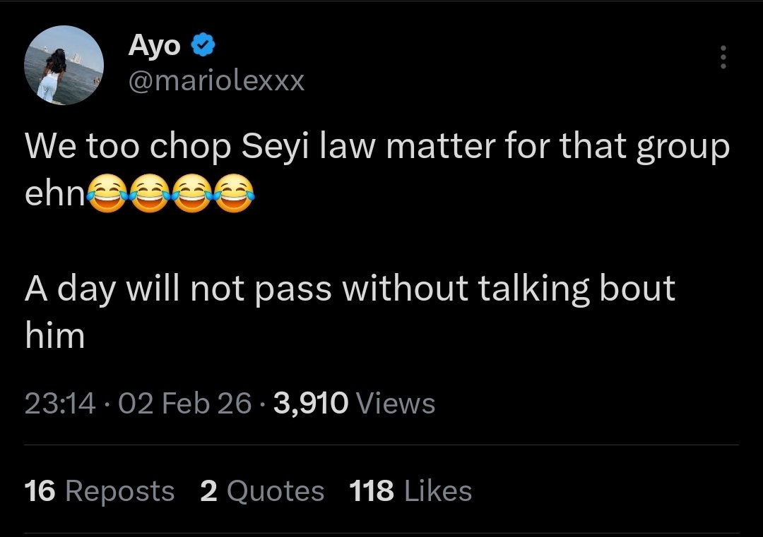 seyilaw1's tweet photo. Let me state clearly that your coordinated attacks will never deter me from supporting President Bola Ahmed Tinubu GCFR and your generation, and those unborn will read about it.

While I understand that you assume that everybody is fraudulent because of the fraud you support, which I have never questioned you for, you can keep running from pillar to post.

I once personally tagged the UK Home Office, @ukhomeoffice, here when the Kaduna resident guy was moving mad. You tried then and failed.

The Metropolitan Police, @metpoliceuk has been duly informed and I want to thank the West Midlands Police, @WMPolice, for their prompt response. 

I want to assure you that if as little as a drop of water touches my family wrongly, .......... 

TINUBU TILL 2031. God bless you.