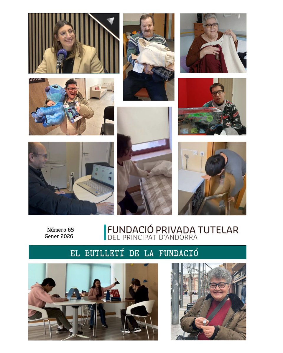 📰Us deixem el Butlletí de la Fundació amb les notícies més rellevants de l’entitat del mes de gener!
👍Esperem que sigui del vostre interès.
🗞️També el podeu veure i descarregar a través del link de la nostra pàgina web o aquí: fundacioprivadatutelar.org/wp-content/upl… #butlletidelafundacio
