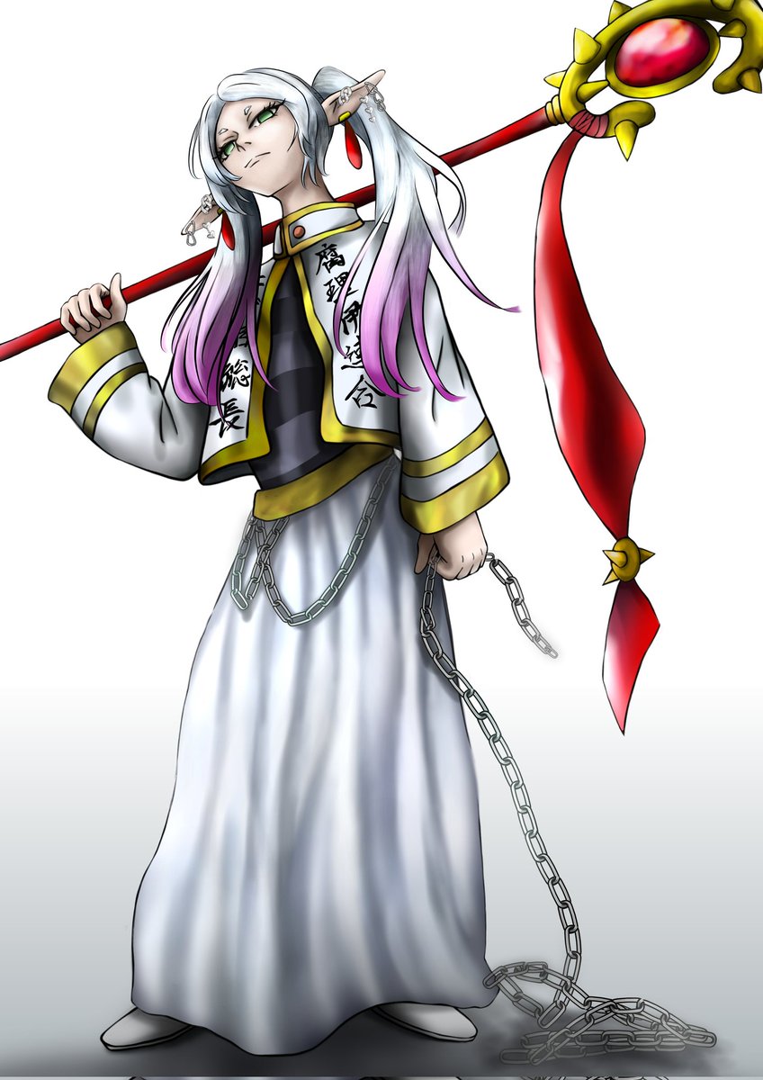 #葬送のフリーレン  #フリーレンFA  #総長のフリーレン
あれから1000年、色々あってグレました。