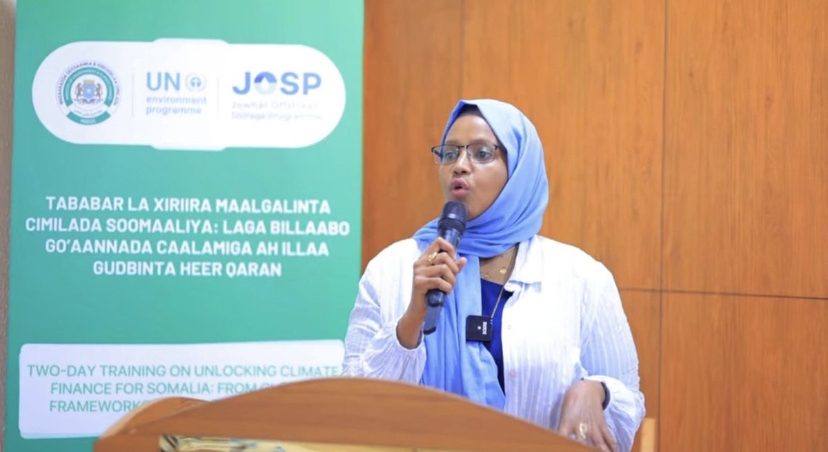 ayanharare1's tweet photo. It was a pleasure to facilitate 2day technical #Climatefinance training in #Mogadishu with @UNEP convening government institutions and key stakeholders to deepen understanding of the global climate finance architecture under the @UNFCCC multilateral funds and access modalities. https://t.co/u5eCmXKXRj