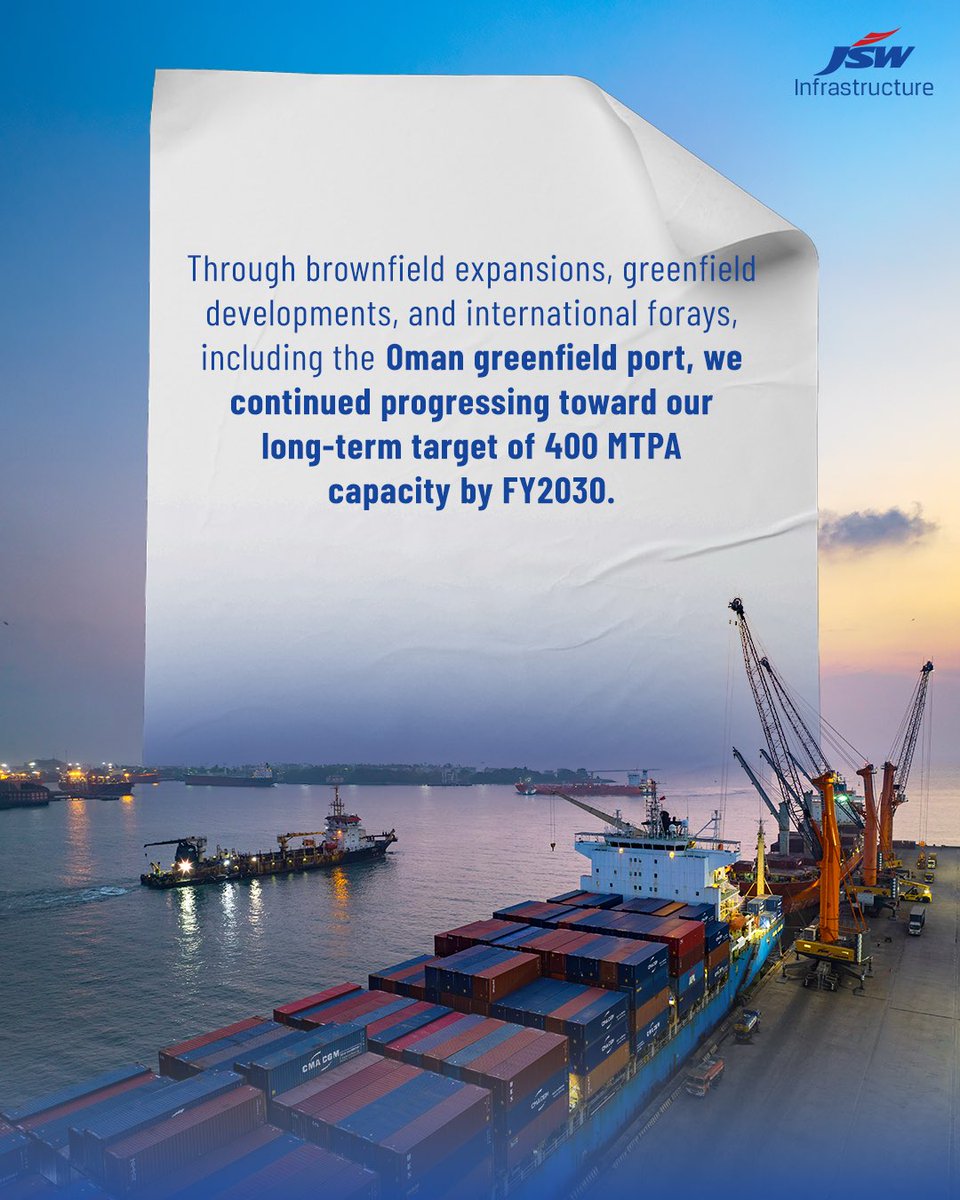 JSW Infrastructure tweet media