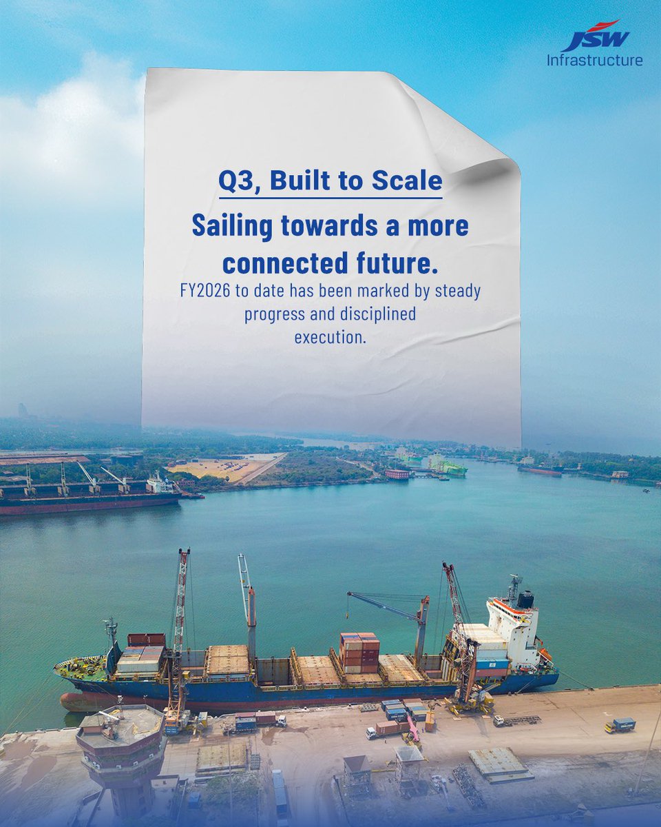 JSW Infrastructure tweet media