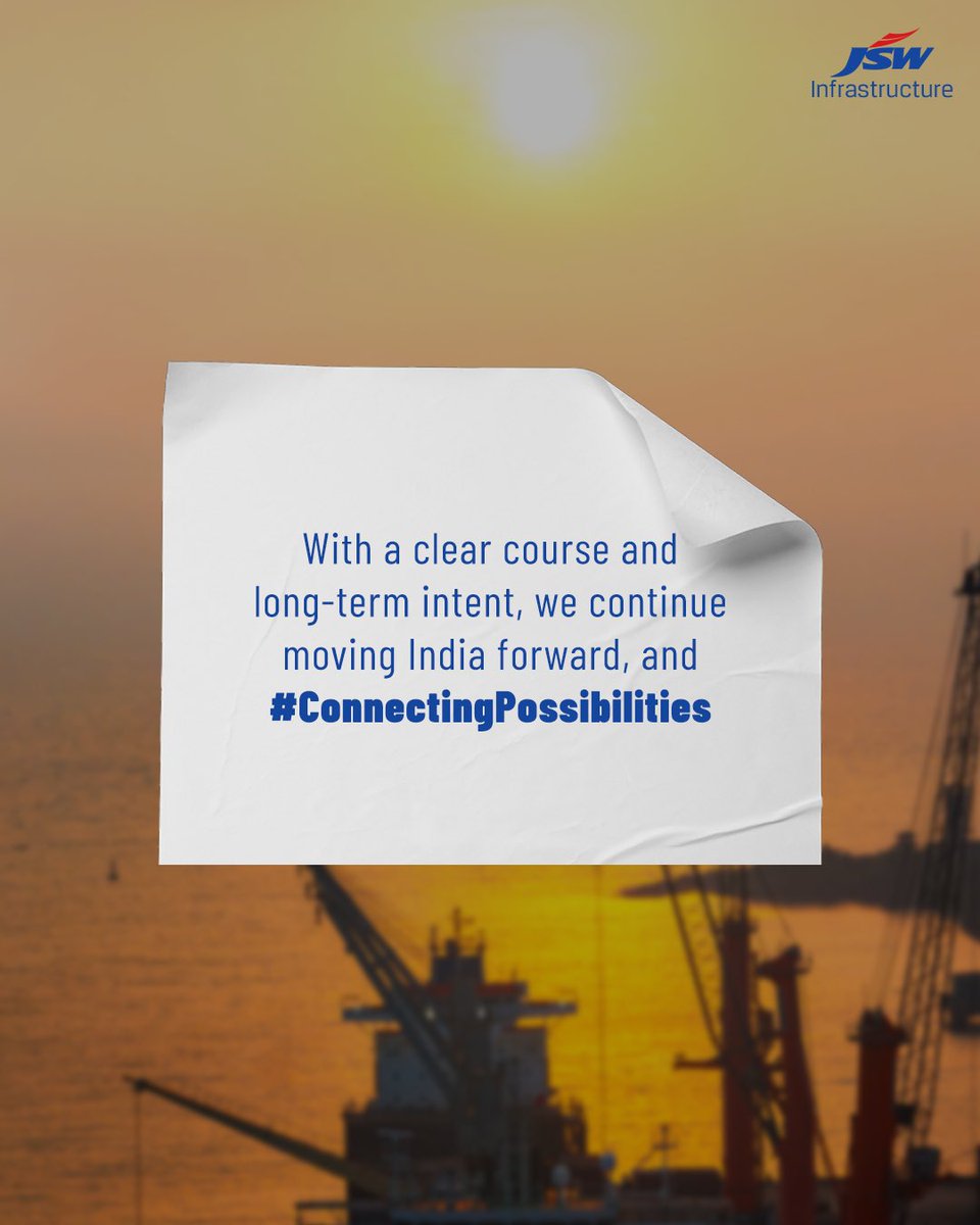 JSW Infrastructure tweet media