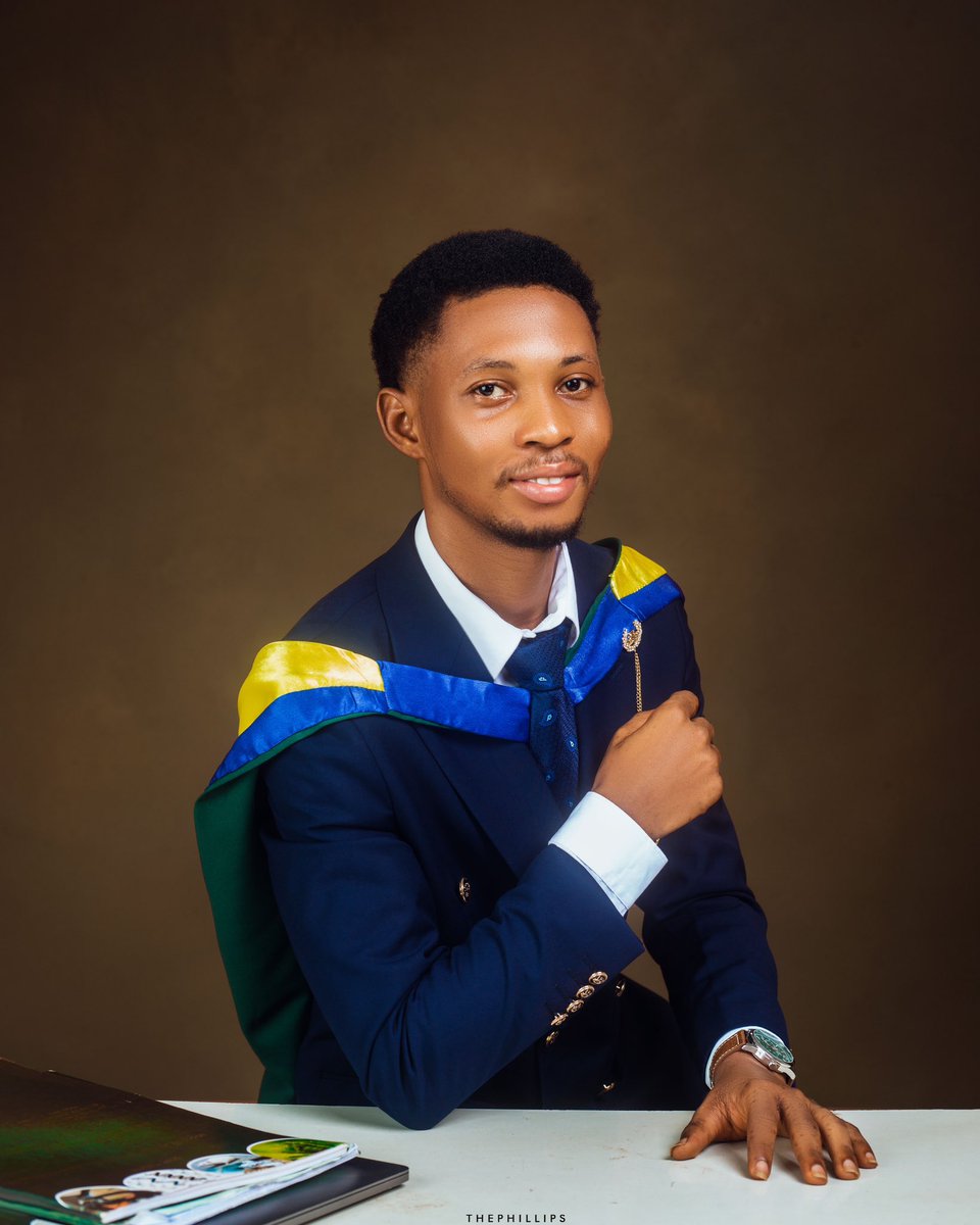 Victortheimmac1's tweet photo. Everything works together for good for those that love God

It is now official, so let me reintroduce myself
The latest degree holder
https://t.co/ZK8hD4aum1 ✅
Glory be to God

#FUNAAB33rdConvocation https://t.co/rc6ms66fBJ