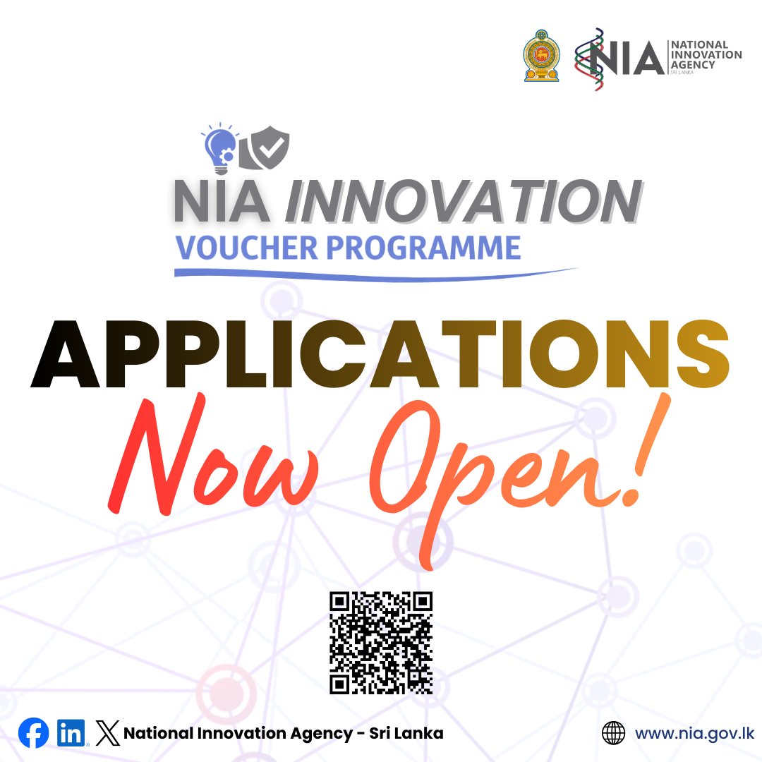 𝐀𝐩𝐩𝐥𝐢𝐜𝐚𝐭𝐢𝐨𝐧𝐬 𝐍𝐨𝐰 𝐎𝐩𝐞𝐧 – 𝐍𝐈𝐀 𝐈𝐧𝐧𝐨𝐯𝐚𝐭𝐢𝐨𝐧 𝐕𝐨𝐮𝐜𝐡𝐞𝐫 𝐏𝐫𝐨𝐠𝐫𝐚𝐦𝐦𝐞 (𝟏𝐬𝐭 𝐑𝐨𝐮𝐧𝐝)
𝗔𝗽𝗽𝗹𝗶𝗰𝗮𝘁𝗶𝗼𝗻 𝗱𝗲𝗮𝗱𝗹𝗶𝗻𝗲: 𝟯𝟬𝘁𝗵 𝗔𝗽𝗿𝗶𝗹
Apply via : drive.google.com/drive/folders/…