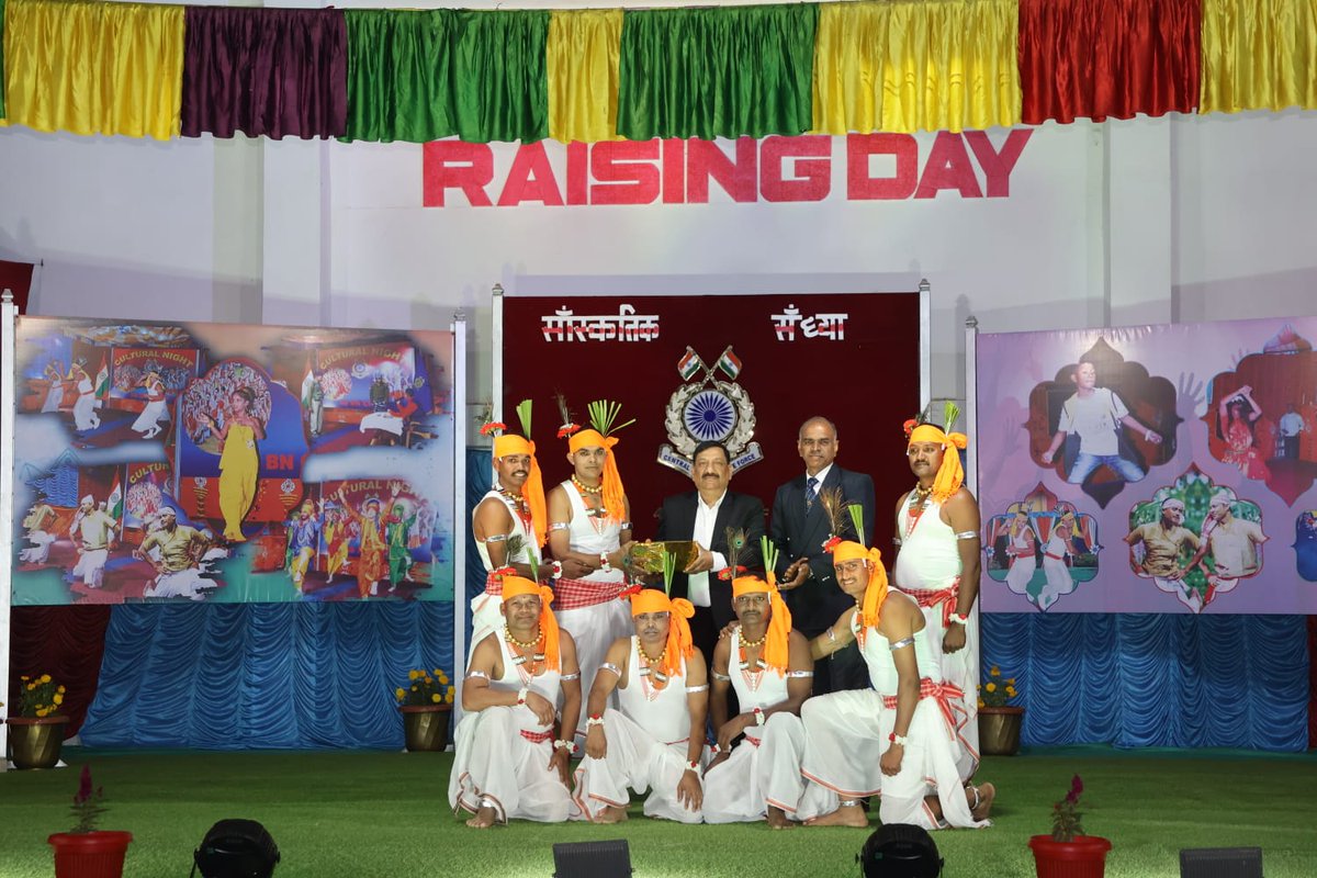48bnCrpf's tweet photo. Unit Raising Day was celebrated on 01 Feb with pride and enthusiasm at Dett HQ 48 Bn CRPF, Jiribam. The event was graced by the Chief Guest, Shri Vishnu Gautam, along with the august presence of district administration and police officers.#CRPF #UnitRaisingDay. https://t.co/owmzAA5KNH