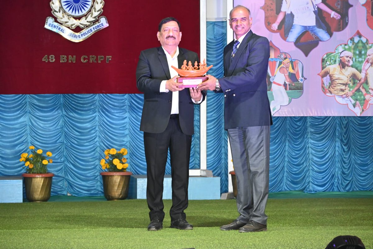 48bnCrpf's tweet photo. Unit Raising Day was celebrated on 01 Feb with pride and enthusiasm at Dett HQ 48 Bn CRPF, Jiribam. The event was graced by the Chief Guest, Shri Vishnu Gautam, along with the august presence of district administration and police officers.#CRPF #UnitRaisingDay. https://t.co/owmzAA5KNH
