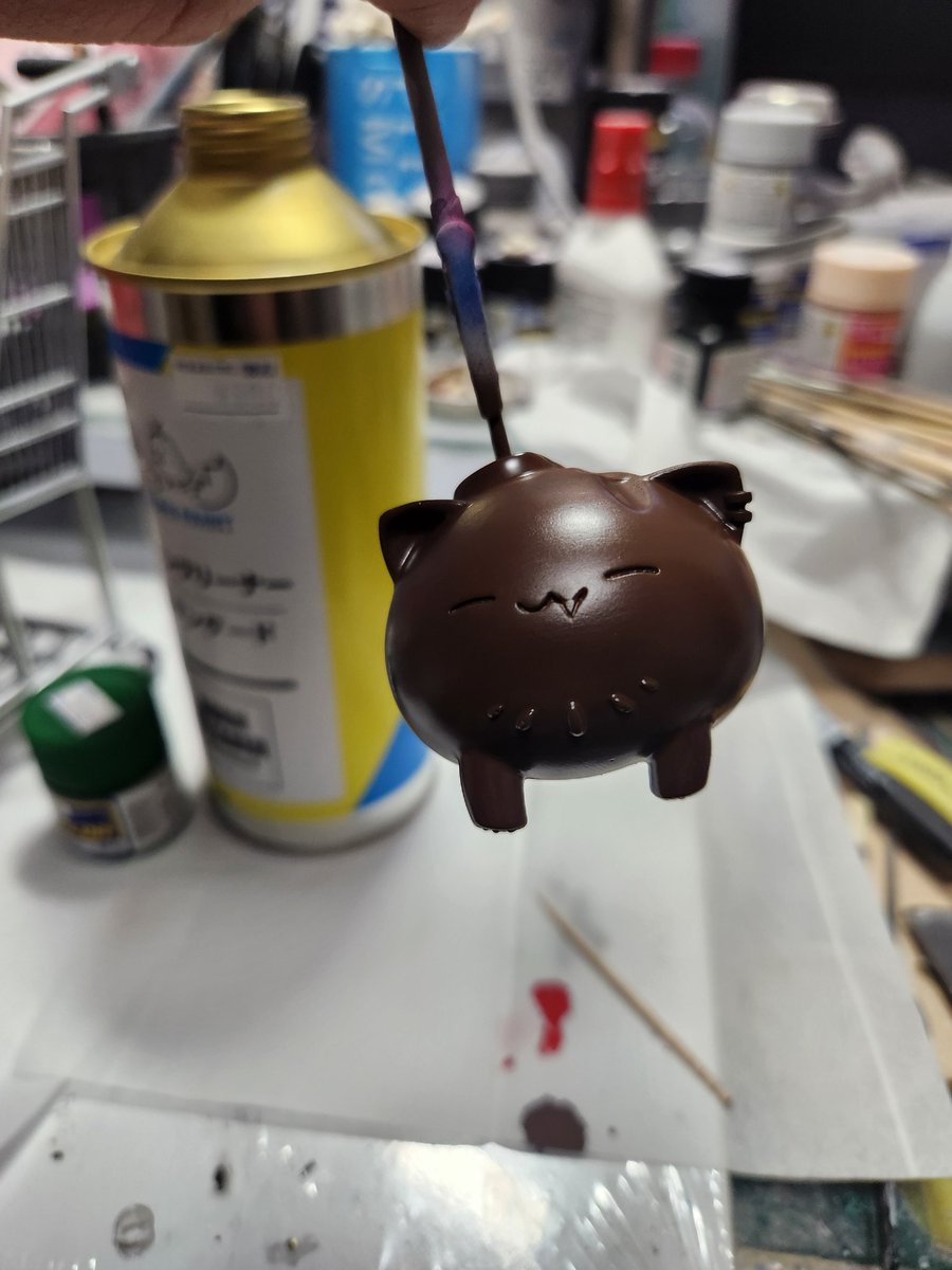 r_ngy_no_052's tweet image. チョコみたいになったやつ。
リンゴみたいになったやつ。
グレーで塗ったやつ。
迷彩塗装の一色目。

白はダラダラにダレたからやり直し。

#ししらーと
#SSRB