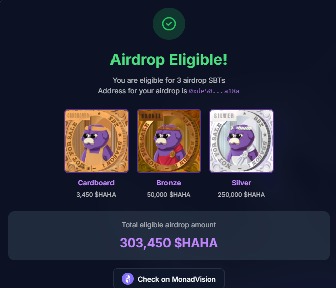 You dont need always to be the stronger
Sometimes you have to be the smarter
Thank tou <a href="/haha_app/">HaHa Wallet 😂</a> and <a href="/mongang_xyz/">MONGANG</a> for allocation
2 months wallet and already reward community
..while we wait <a href="/phantom/">Phantom</a> for almost a decade