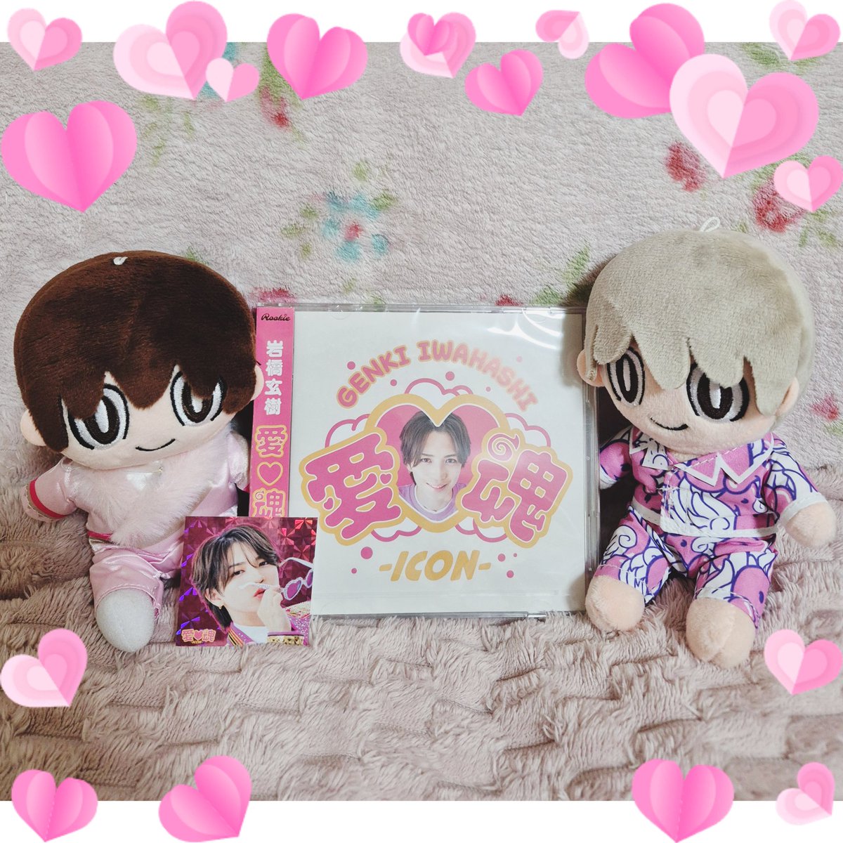 meru_eri0105's tweet photo. 仕事帰りにコンビニ🏪で
通常盤フラゲしてきました🥰
ステッカーそのまま入ってて
梱包外す時に失くしそうで危ない💦
✨ステッカーも💿も
想像以上に可愛い😍
#愛魂icon
#岩橋玄樹
#GENKIIWAHASH https://t.co/RqIr5JrSFw
