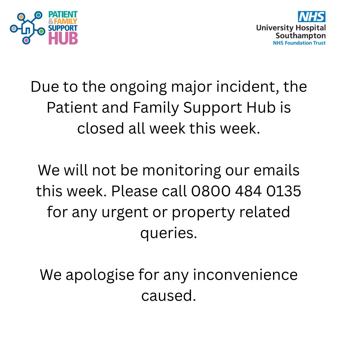 UHS Patient and Family Support Hub tweet media