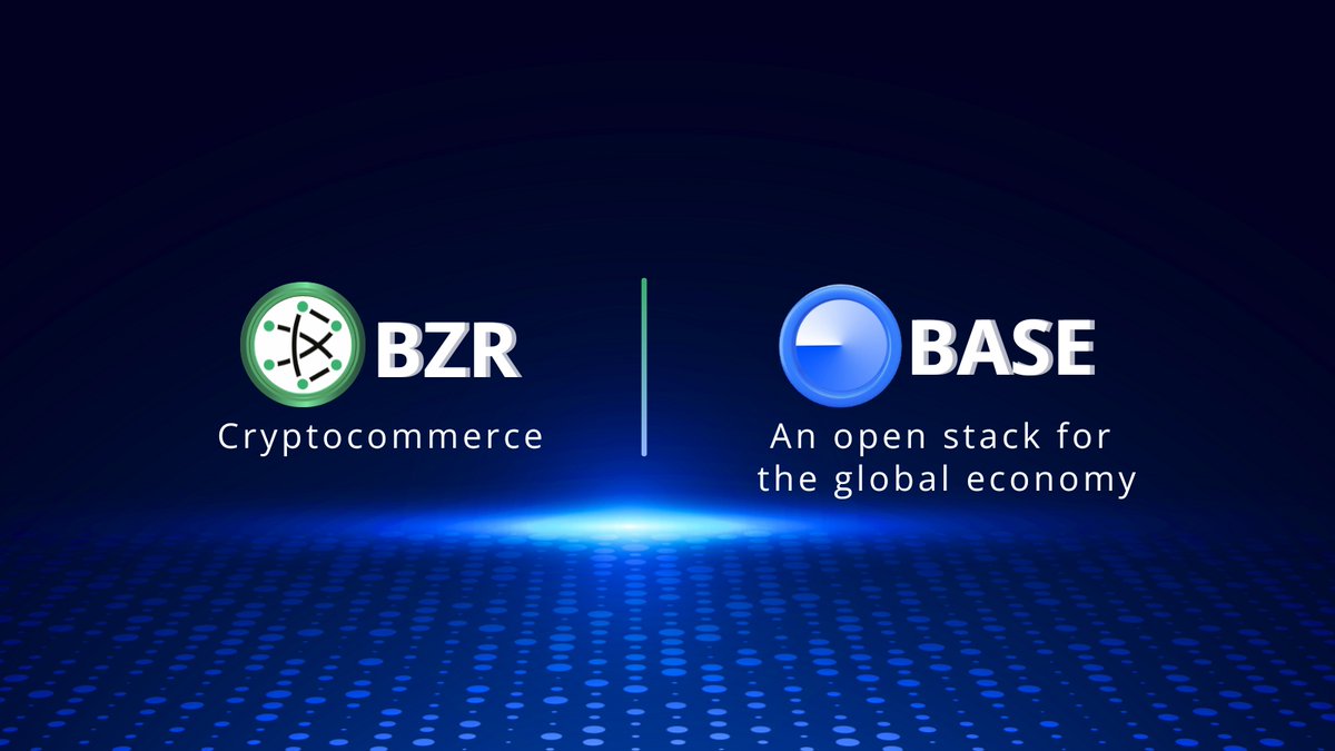 $BZR is now on Base! 
Millions of Coinbase users are about to dive into Cryptocommerce!

#BZR #Base #ORC55 #Bazaars #CryptoCommerce #Web3