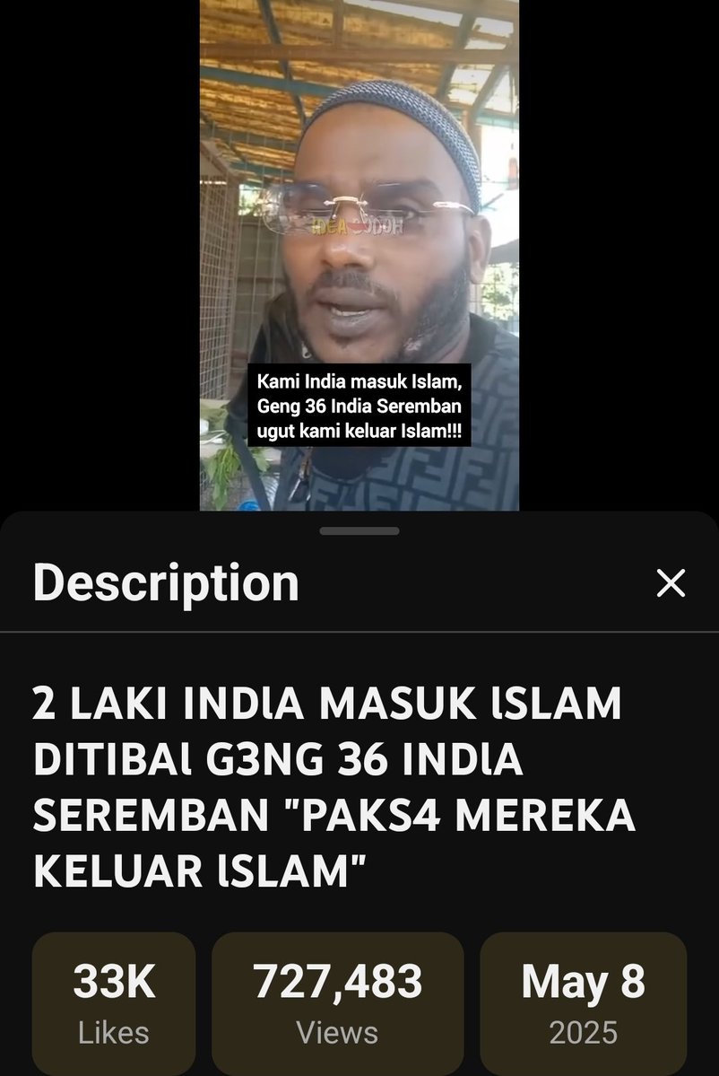AKUANAKWATAN's tweet image. samseng penjenayah india gang 36 pukul 2 lelaki india yg masuk Islam.

@PDRMsia @TheMerdekaTimes
@FirdausWong
@MyJAKIM @bharianmy @hmetromy @PASPusat @umnoonline
youtube.com/shorts/XZG-3BA…