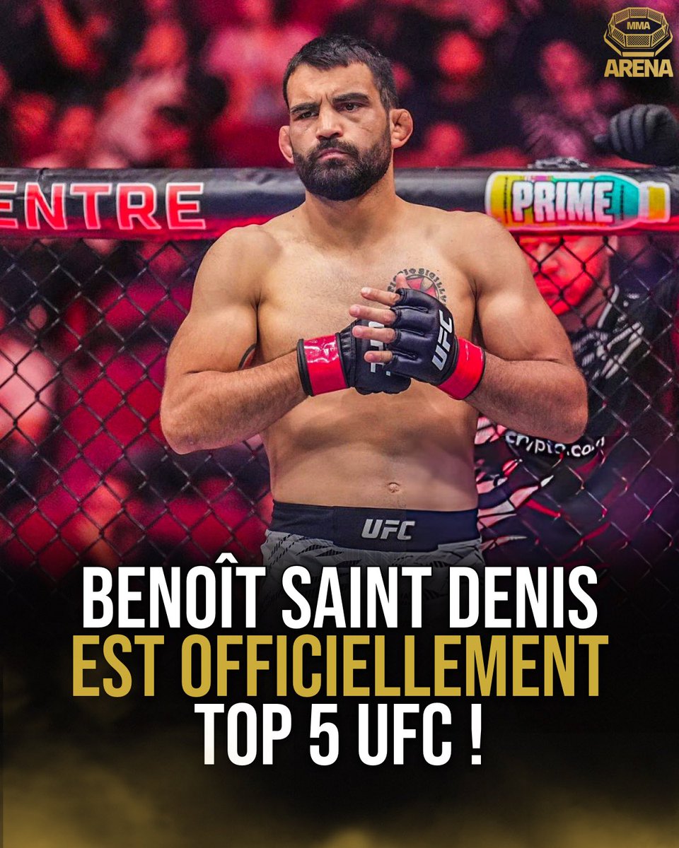 MMArena_'s tweet image. 🚨🇫🇷 BENOÎT SAINT DENIS TOP 5 UFC !!! 

Après sa victoire contre Hooker, BSD n’a désormais que des TRÈS gros noms devant lui ..