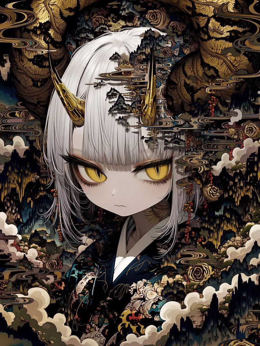 AI金色のアレ 今日は節分 金色の鬼で参加します☕ とにかく金を意識