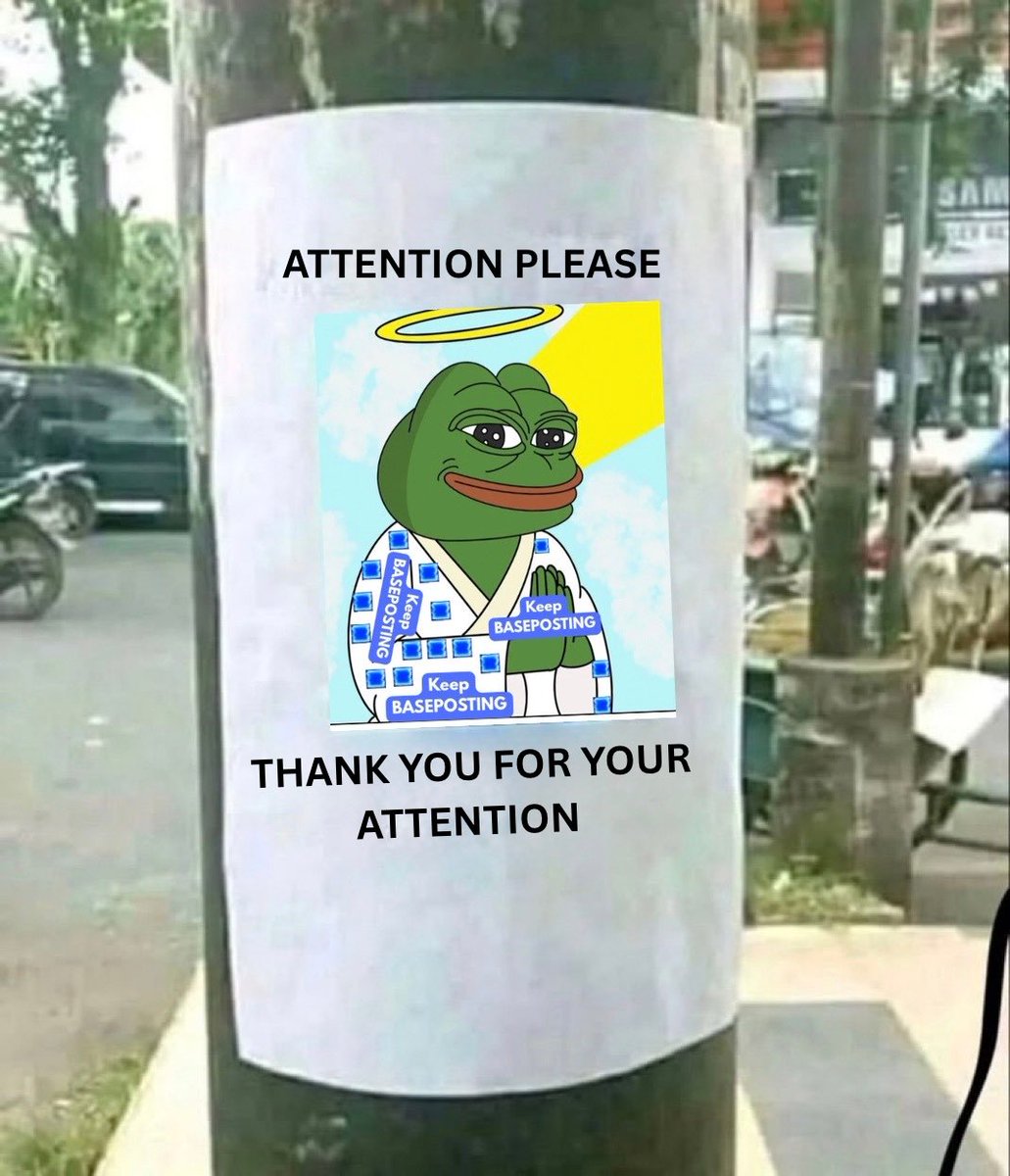 Saw this flyer on a light pole.

Guess I’ll keep baseposting.🟦🟦
<a href="/jessepollak/">jesse.base.eth</a> 
<a href="/baseposting/">Base Posting</a>
