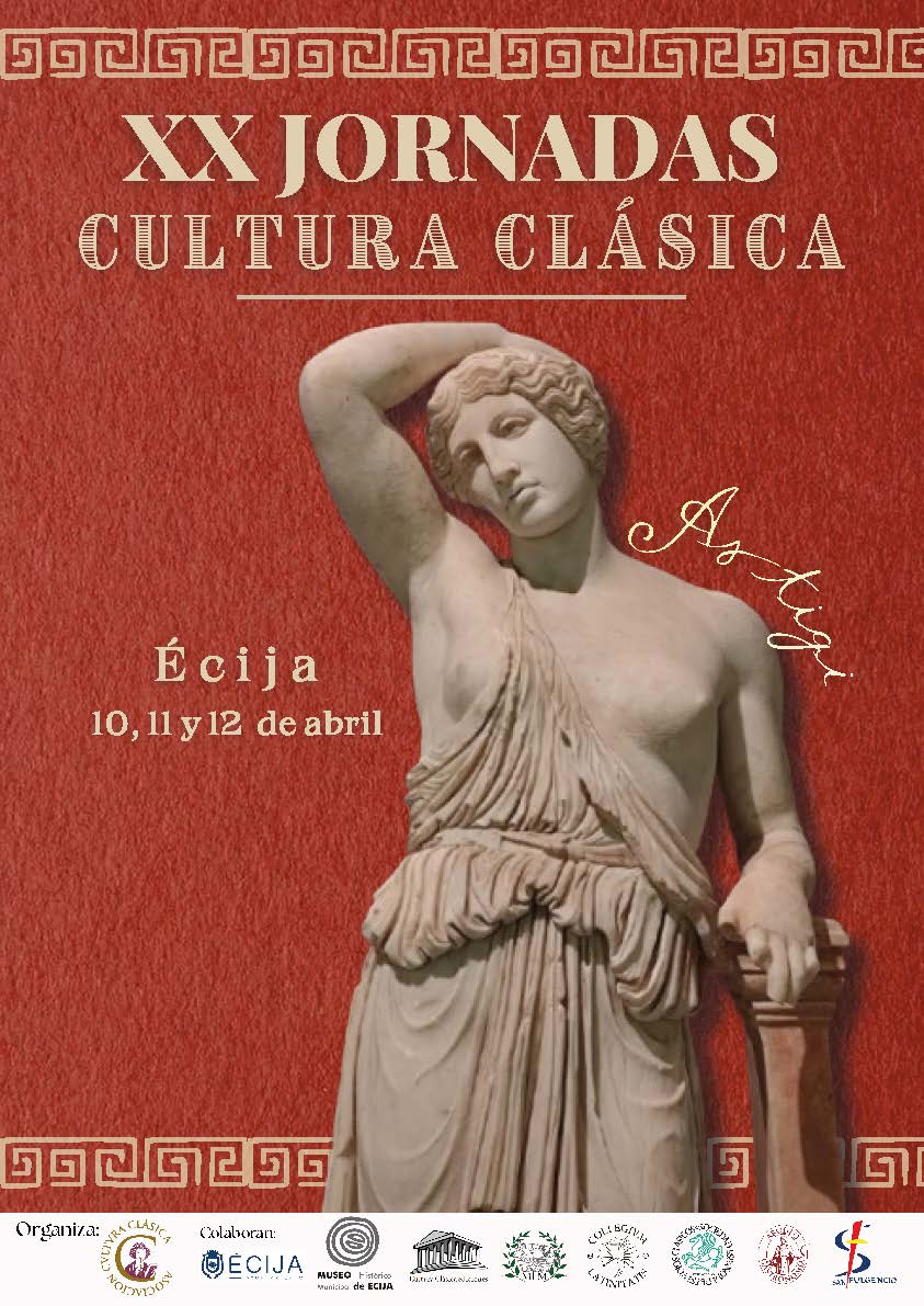 ¡Abierto el plazo de inscripción para las XX Jornadas de Cultura Clásica! ✨
📍Atigī, Écija 
🗓️ 10, 11 y 12 de abril
Accede al formulario de inscripción, consulta nuestro programa y toda la información en culturaclasica.com/xx-jornadas-cu…