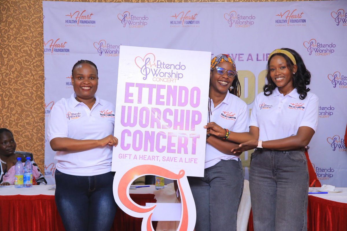 MiiroShafik_'s tweet image. Gift a Heart, Save a Life ❤️

Ettendo Worship Concert is back! Officially launched today calls on everyone to support funding heart surgeries and post-surgery care for babies born with heart conditions

#EttendoWorshipConcert
📅 27 March 2026 
📍 Hotel Africana
🎟 Tickets 300K